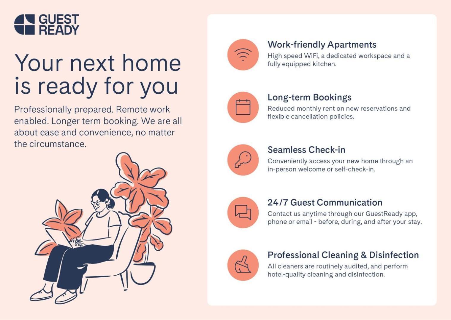 Apartment Guestready - A Happy Place To In *