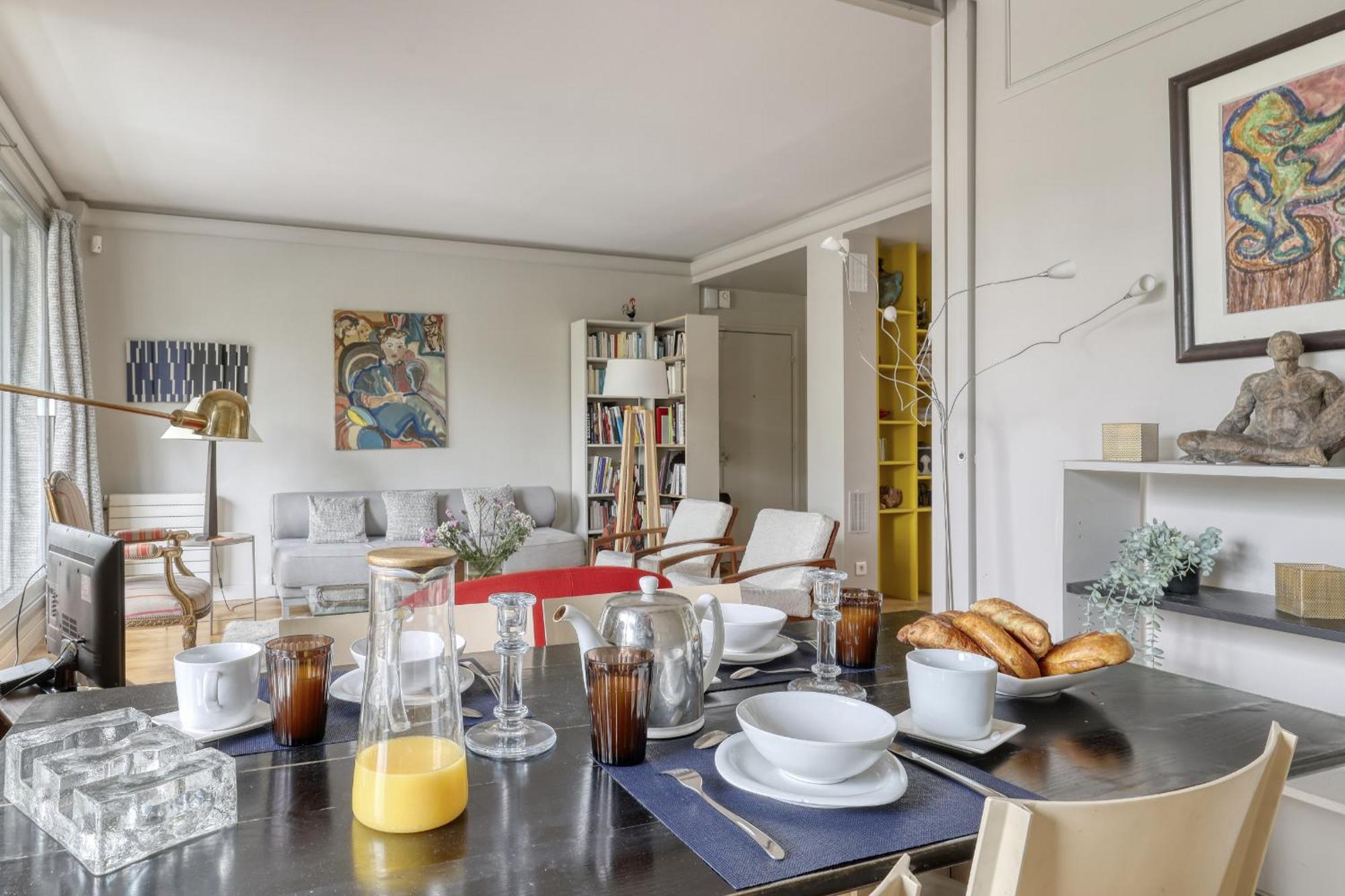 Luminous & Modern Flat With Balcony Paris-bastille Apartment *