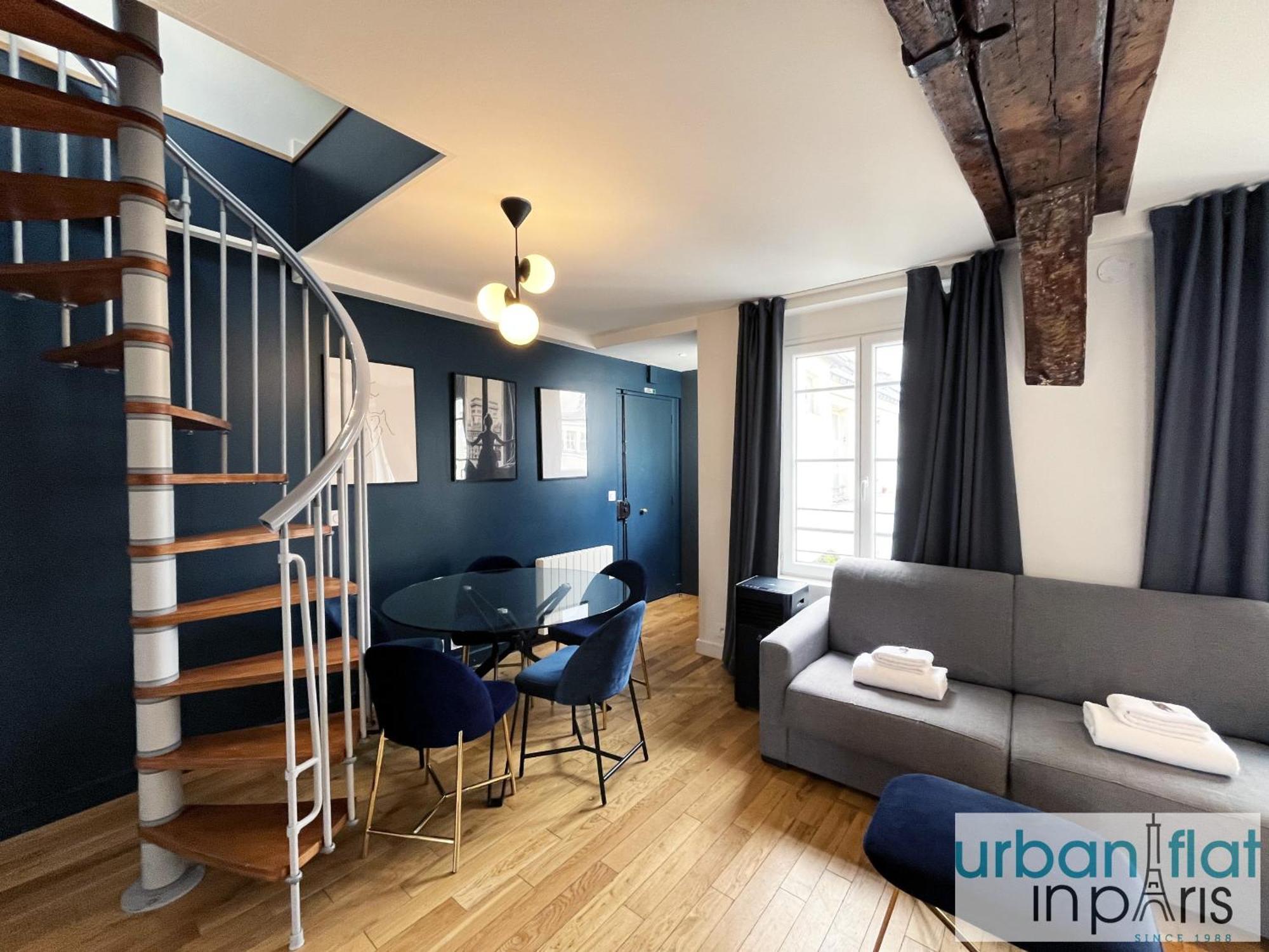 Urban Flat 176 - Charming 3 Bedroom In Montorgueil Apartment Paris