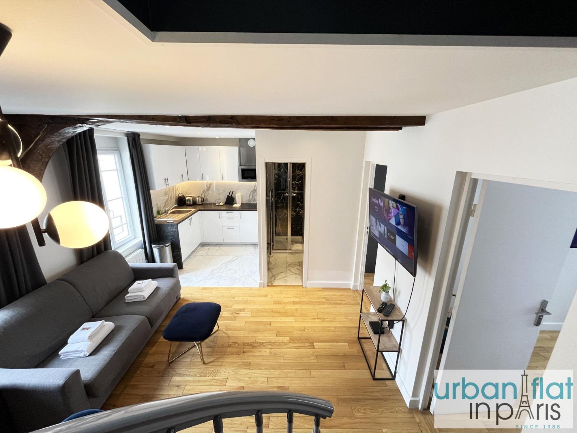 Urban Flat 176 - Charming 3 Bedroom In Montorgueil