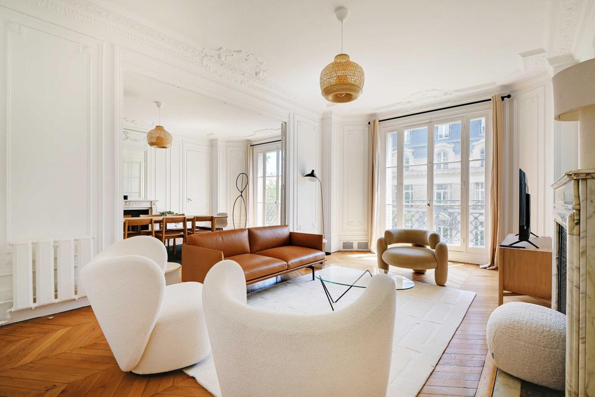 Elegant And Modern 3bd 6p - Eiffel Tower Appartement Paris