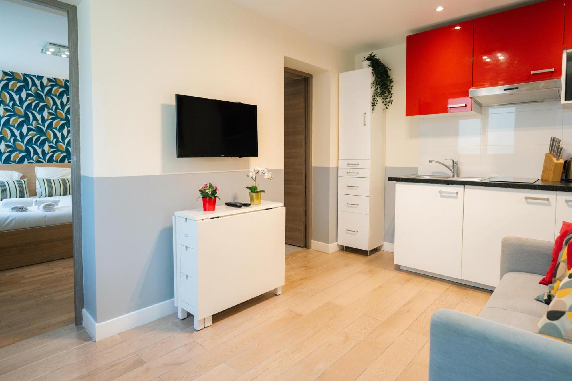 Appartement Stunning Modern Red Near Bastille-marais Paris