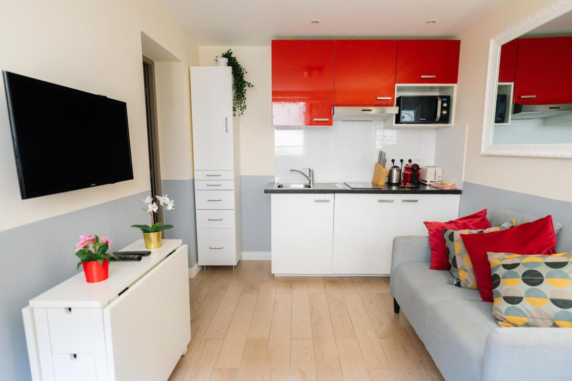 Appartement Stunning Modern Red Near Bastille-marais