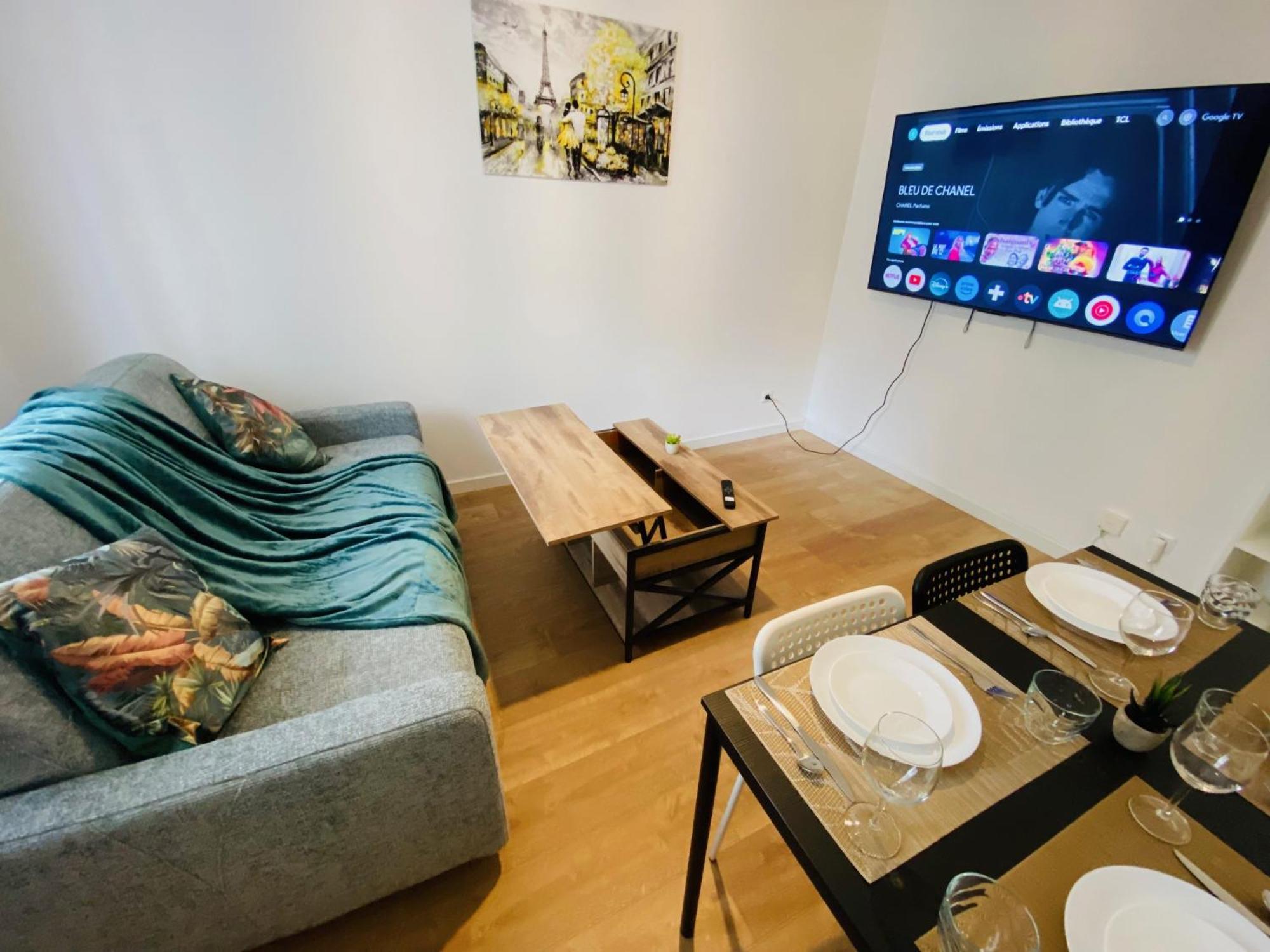 Appartement,paris Nord,eurostar,thalys,sacre-coeur Paris