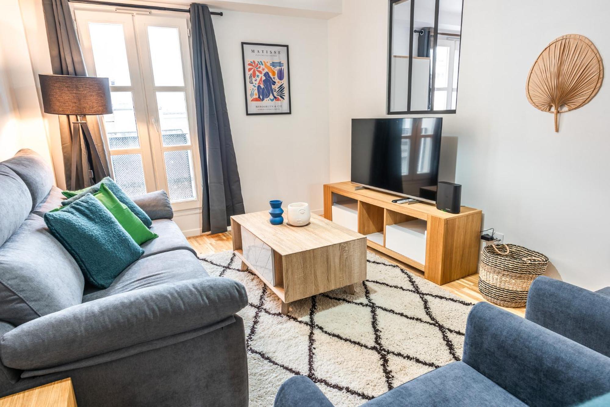 Appartement Design - 6 Guests - Buttes Chaumont Paris