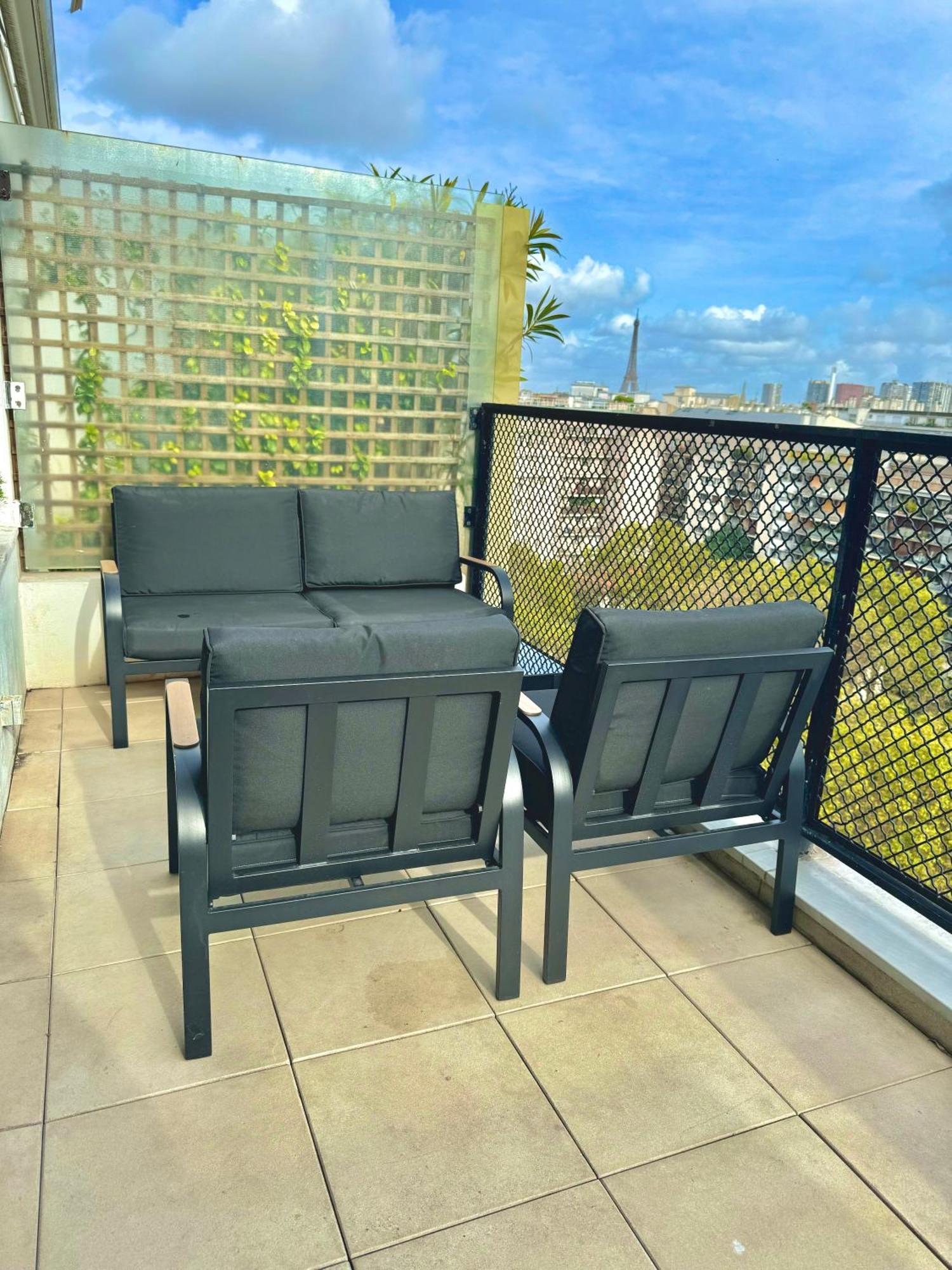 Apartment Rooftop Eiffel Tower - Full Ac