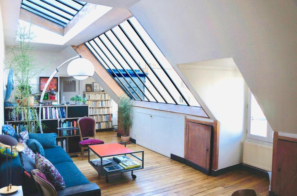 Vue Panoramique Sur Les Toits De Appartement
