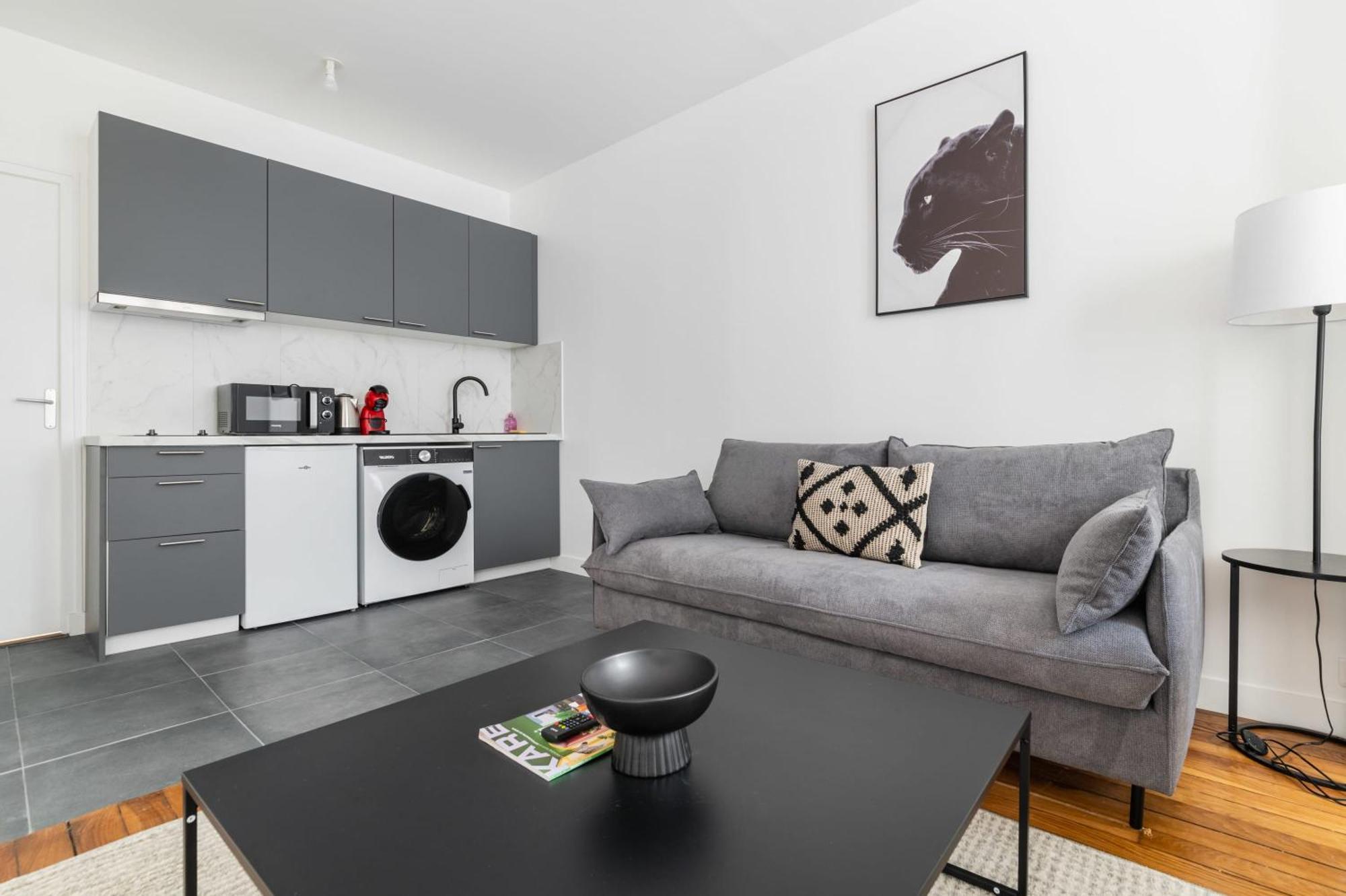 Apartment 2 Pieces Refait Neuf Metro Jaures - 19 - 4p - Flat-guest Paris