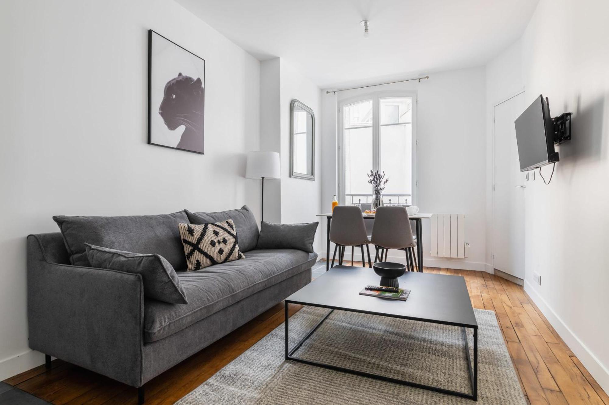 Apartment 2 Pieces Refait Neuf Metro Jaures - 19 - 4p - Flat-guest Paris