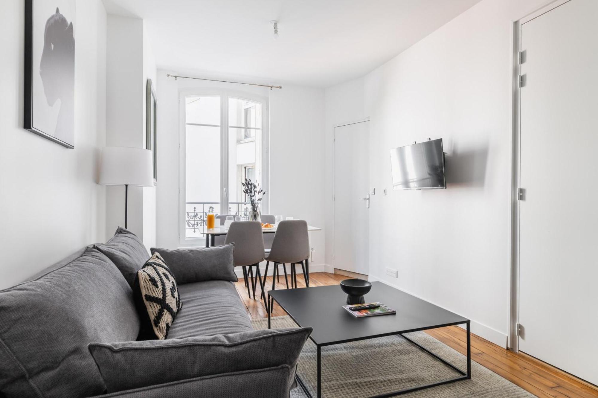 Apartment 2 Pieces Refait Neuf Metro Jaures - 19 - 4p - Flat-guest Paris
