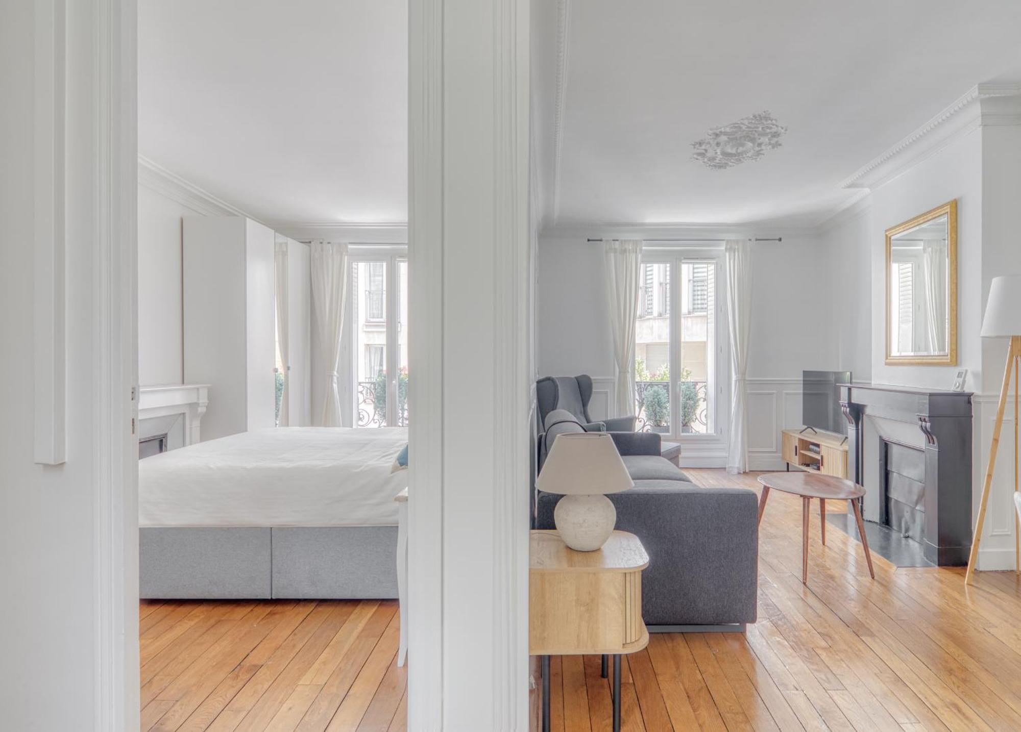 Eiffel Tower 10 Minutes 1br Renovated Apartment *