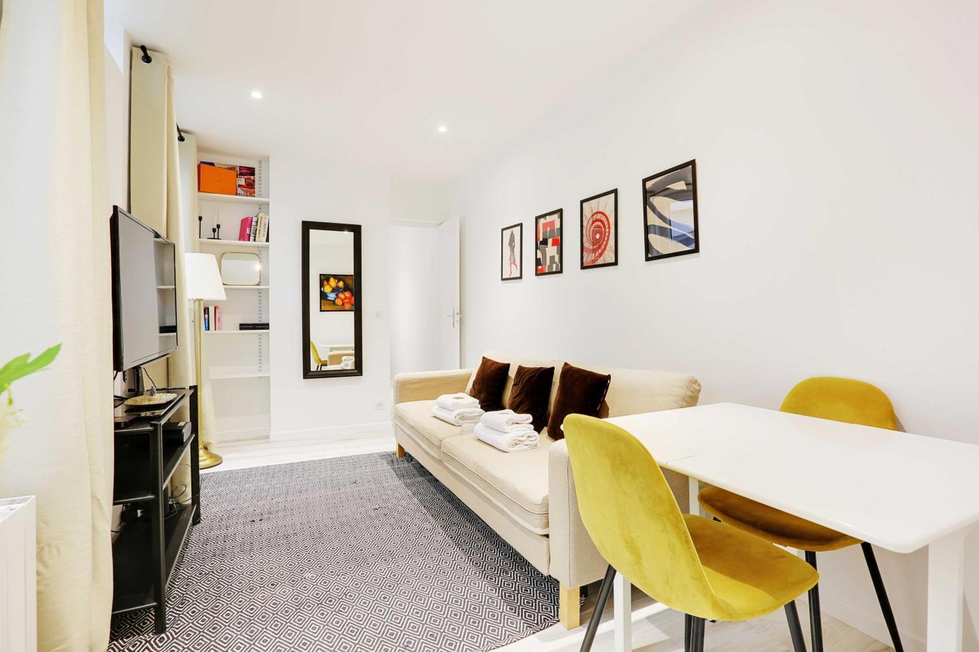 Cozy - 1br-4p - Musee Du Louvre Appartement *