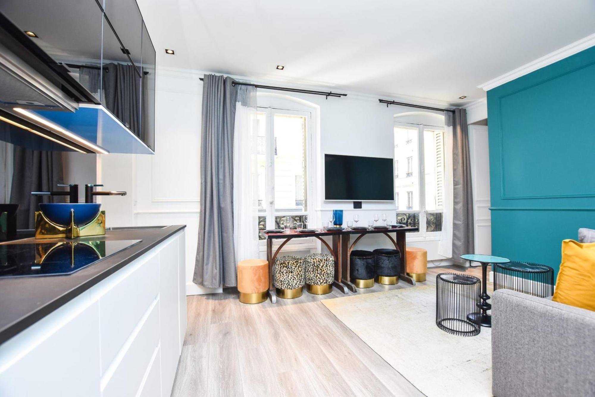 Appartement Cozy - 2br-7p- Opera House Paris