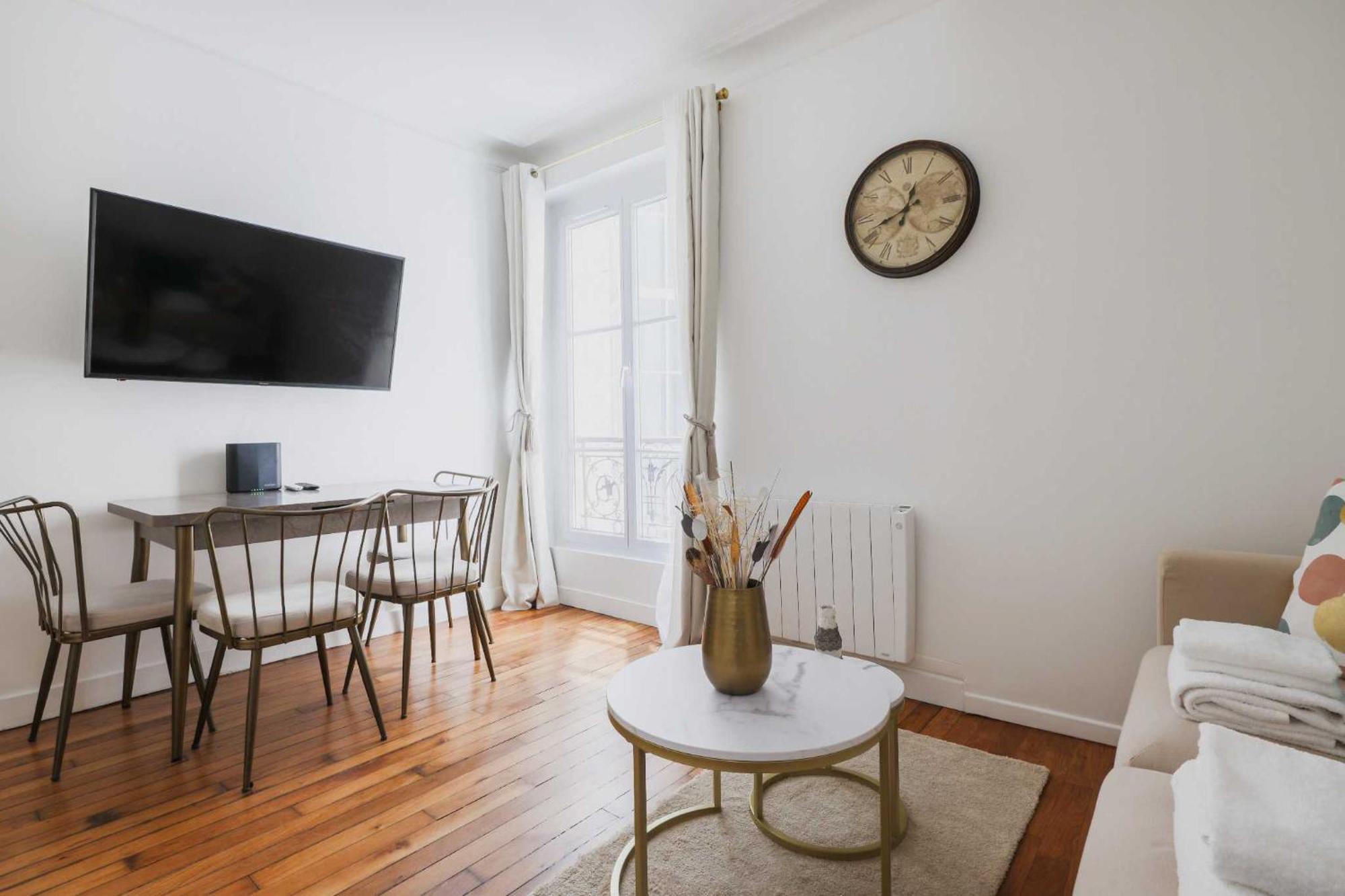 Cosy And Chic -1bd-4p- Auteuil Apartment