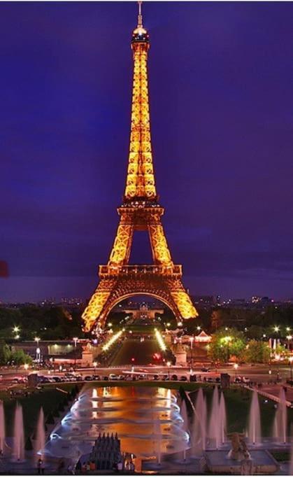 Tour Eiffel Terrasse Vue Seine Appartement Paris