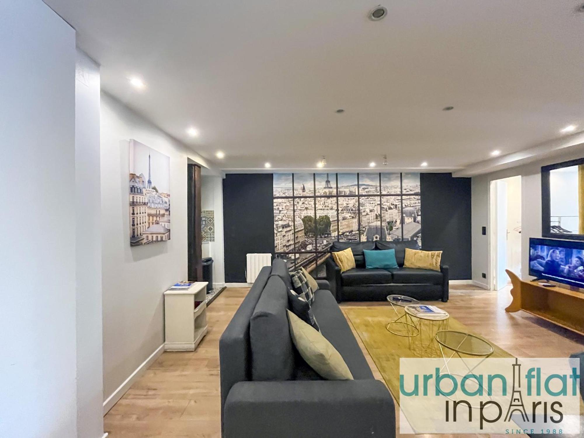 Appartement Urban Flat 120 - Charming 3 Bedroom Flat In Le Marais