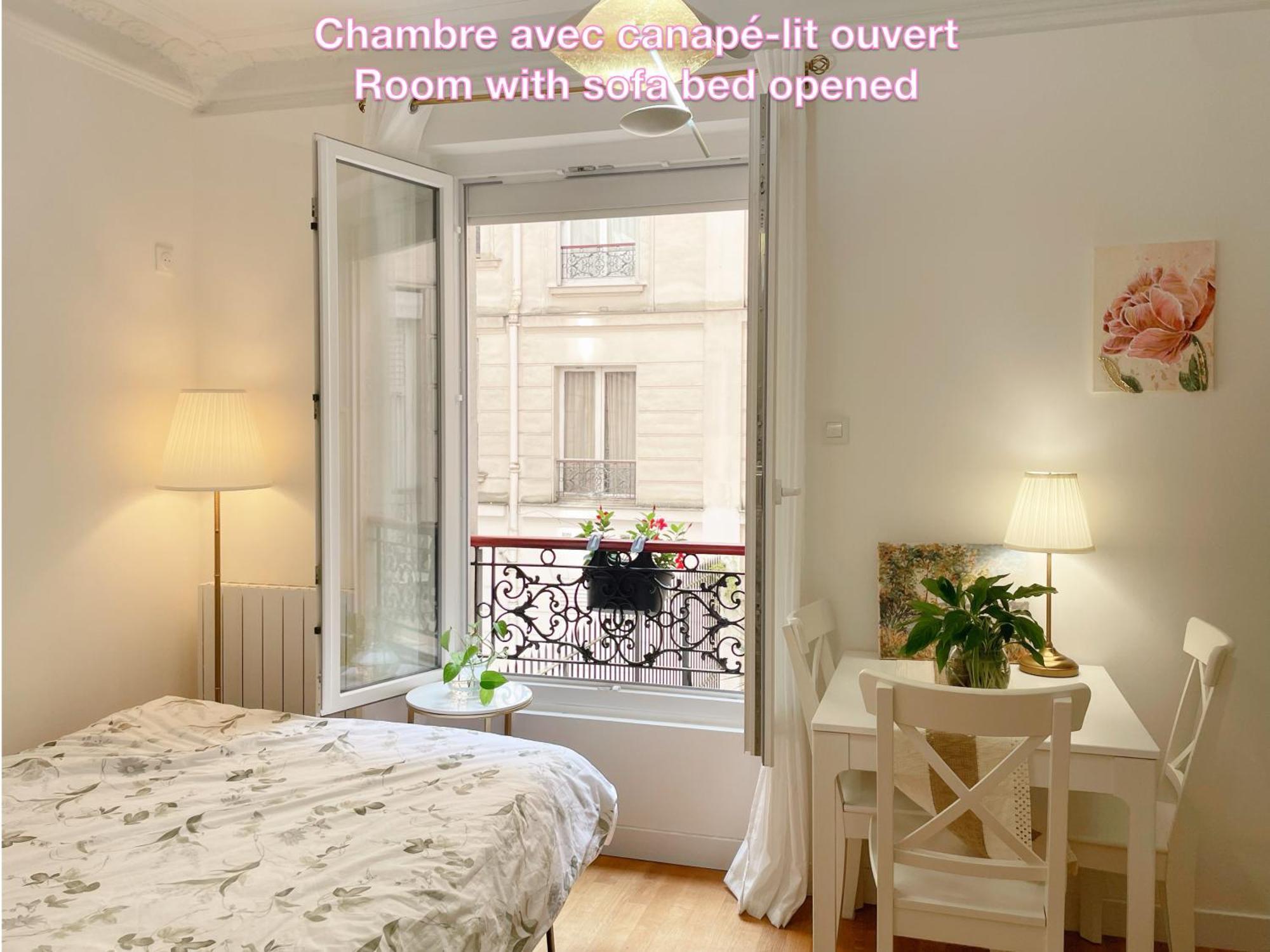 Privatunterkunft Privee, Sdb Partage, Arc De Triomphe, Metro 1, T3b, Rer C E A Paris