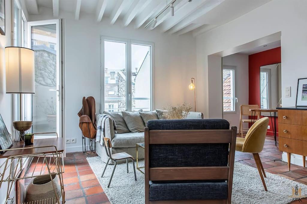 Appartement Montmartre, Patio! Sacre-coeur! Stylish Duplex! Paris