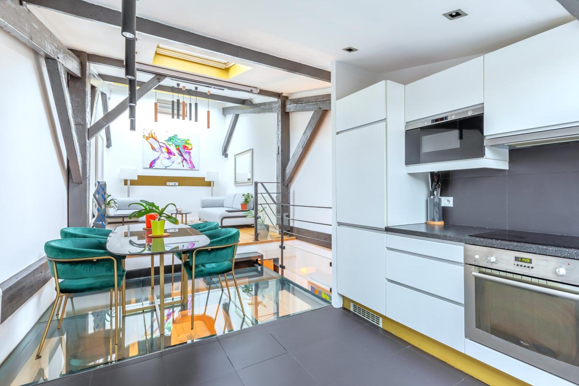 Apartment Luxury Loft - 15 Min Des Champs Elysees Paris