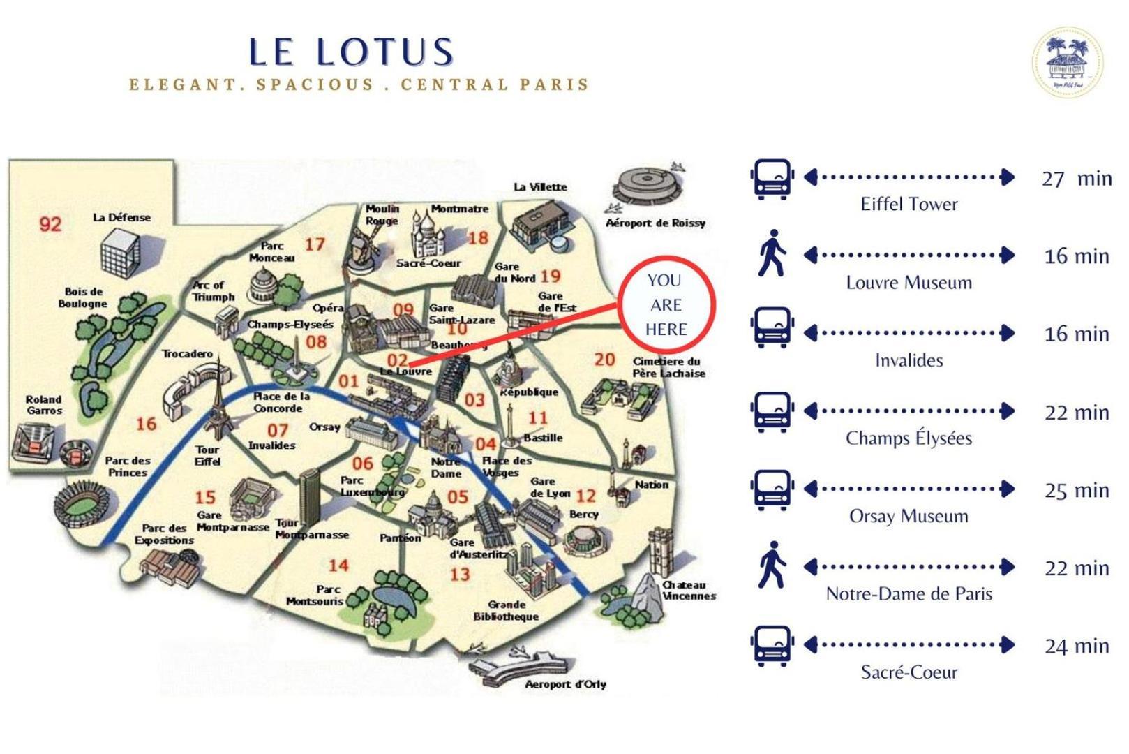 Apartment Le Lotus - Spacious & - Opera