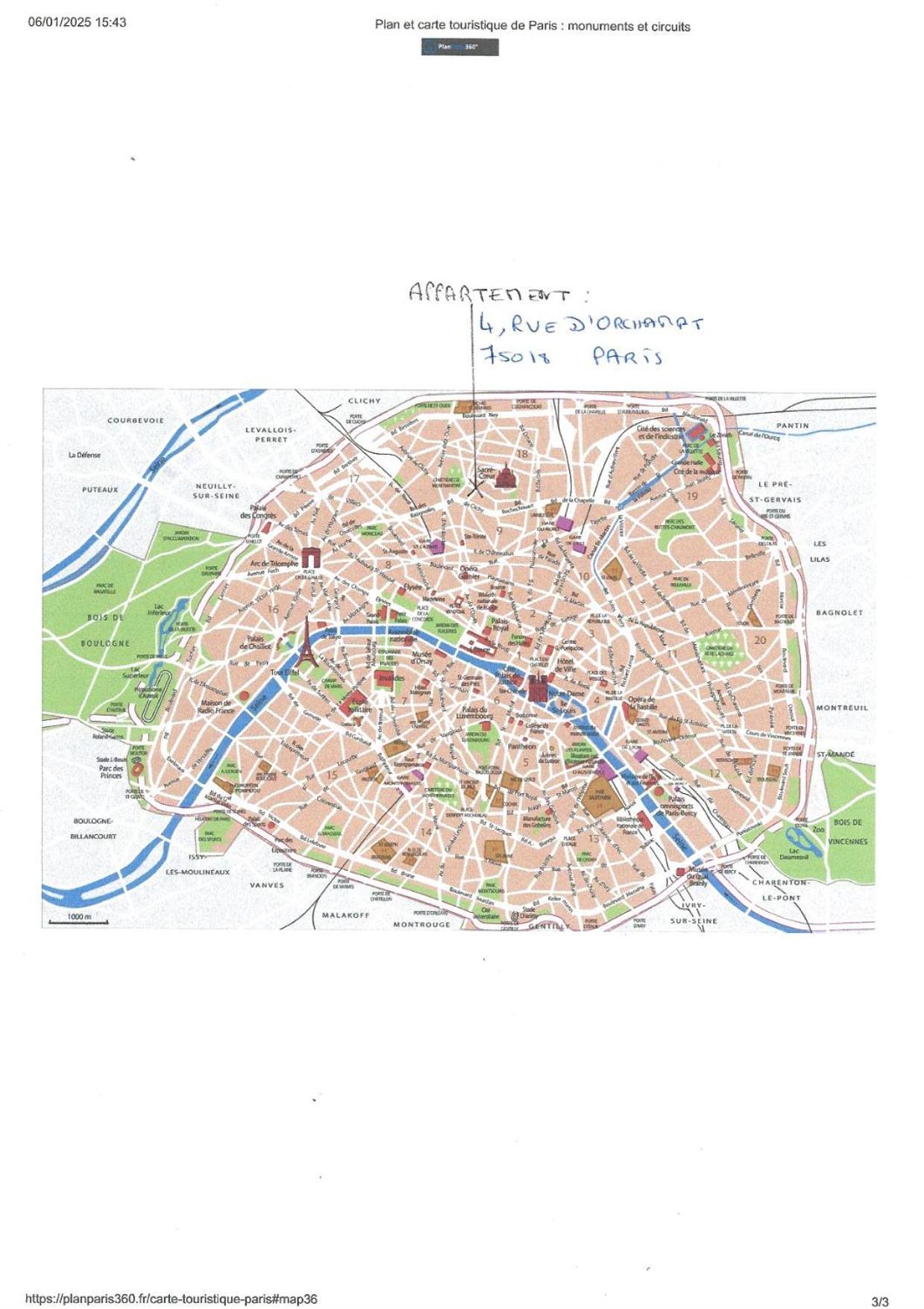 Apartment Sacre Coeur Montmartre Et Tour Eiffel, 8 People,