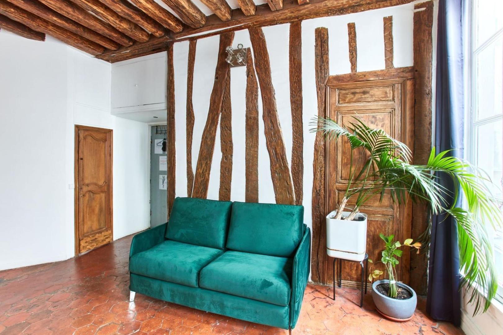 Bnbnook - Unique 1br Steps From Montorgueil Apartment Paris