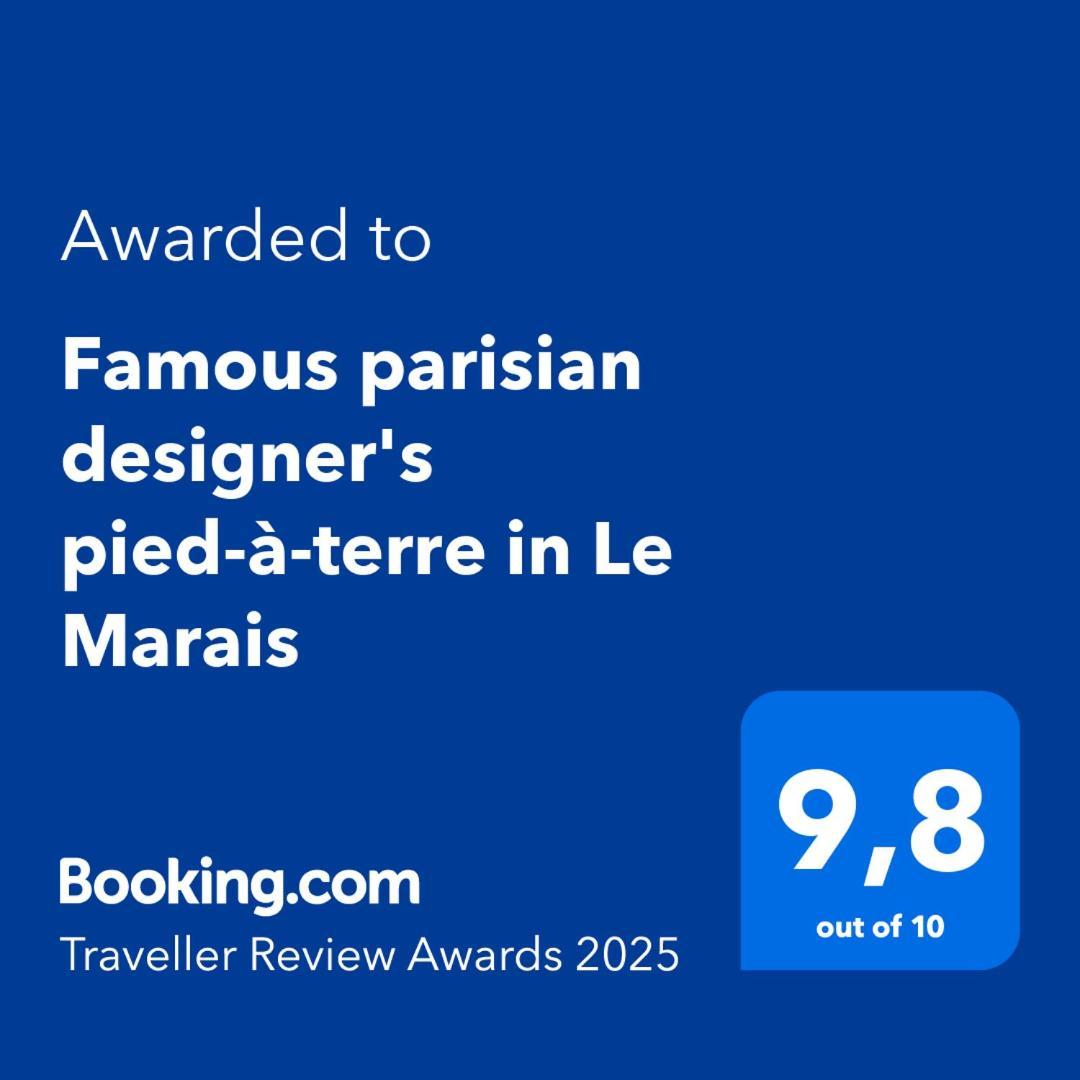 Famous Parisian Designer's Pied-a-terre In Le Marais Apartment Paris