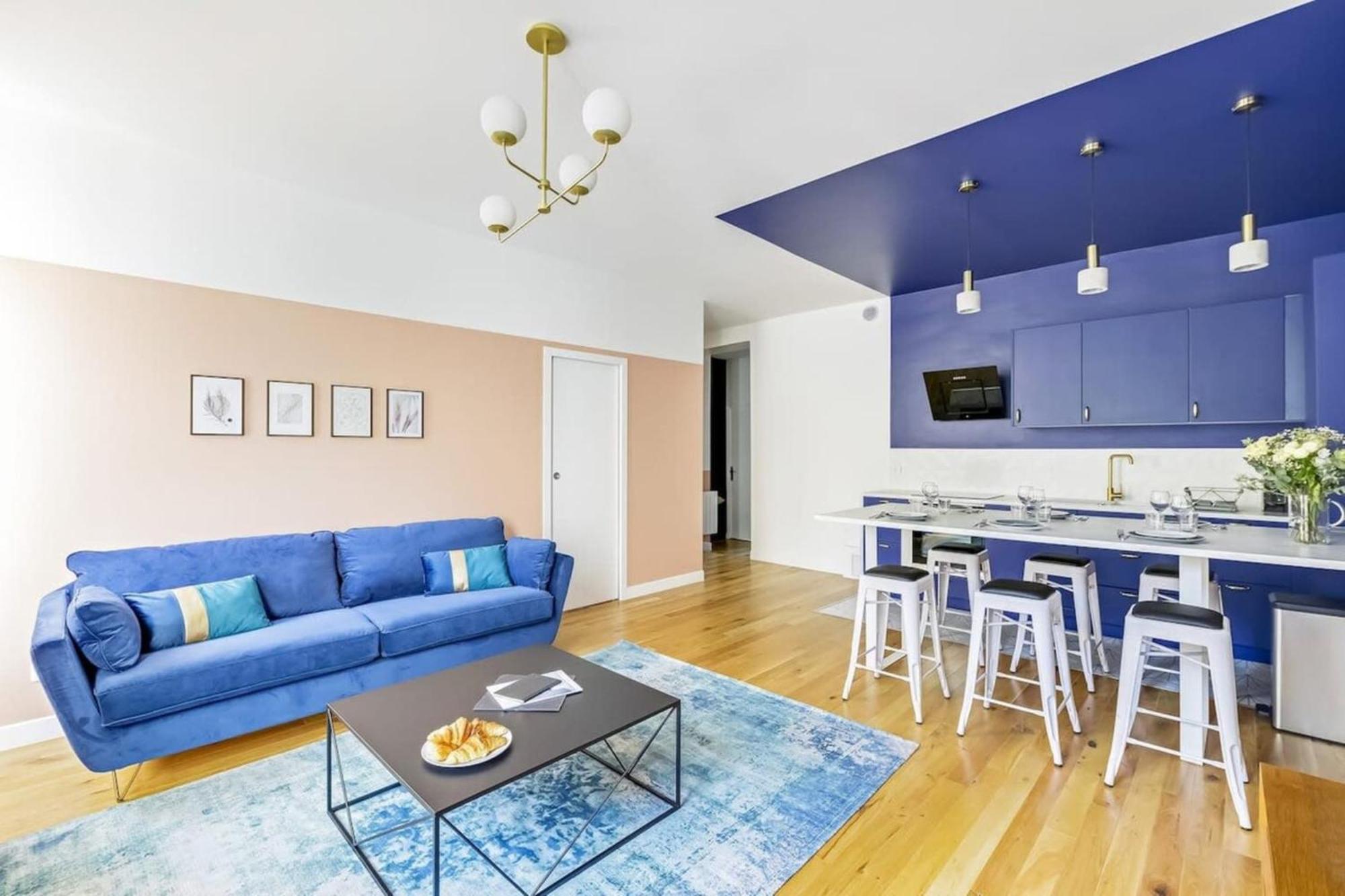 Blue Design 2bdr Flat In The Heart Of Bastille Apartment
