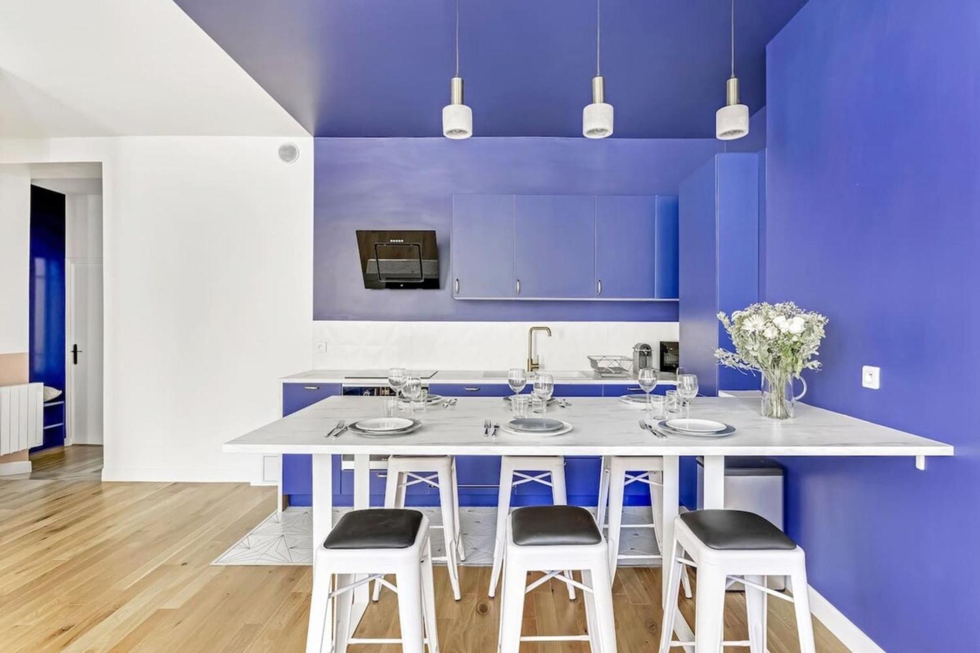 Blue Design 2bdr Flat In The Heart Of Bastille * Paris