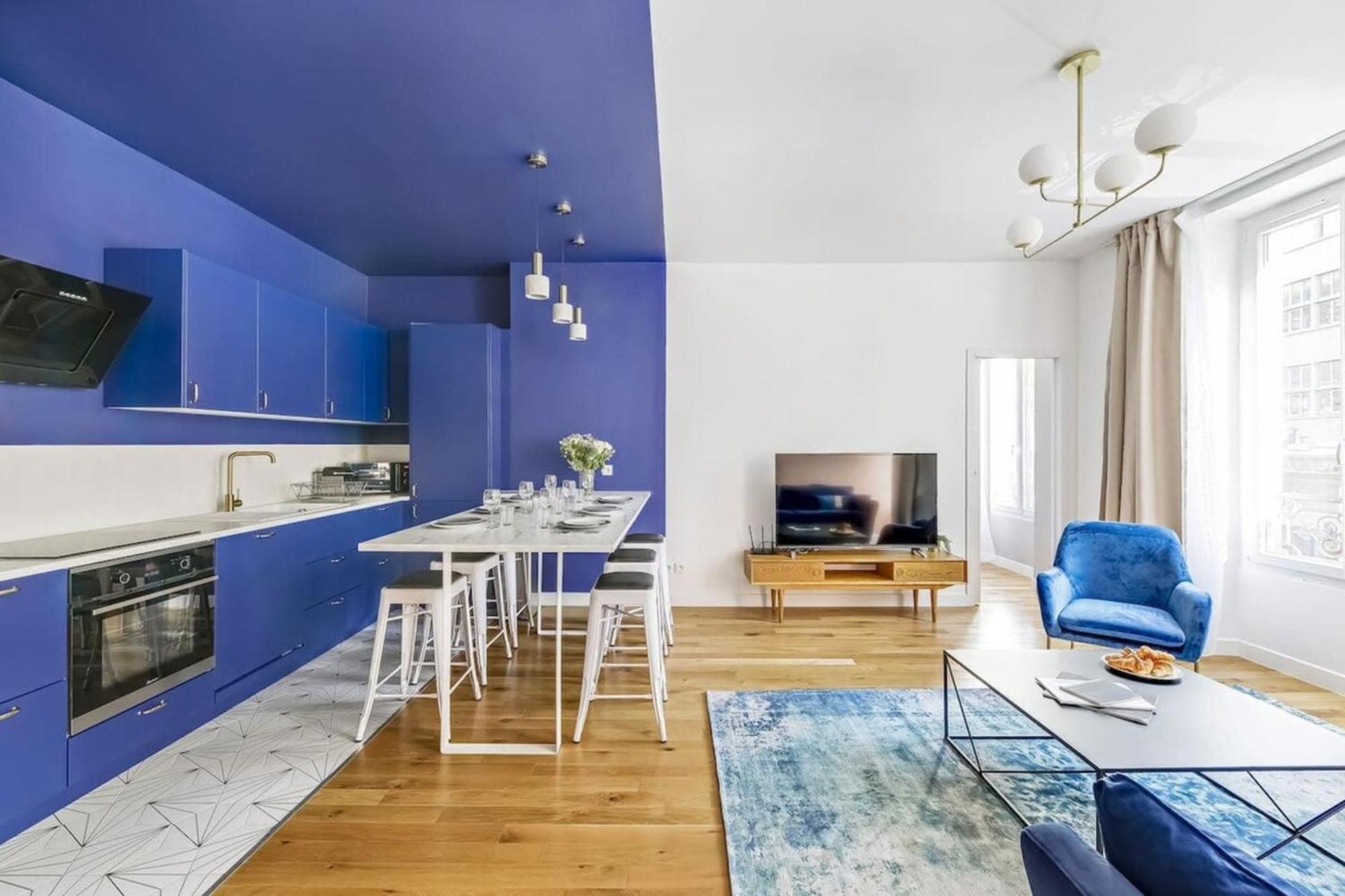 Blue Design 2bdr Flat In The Heart Of Bastille Apartment