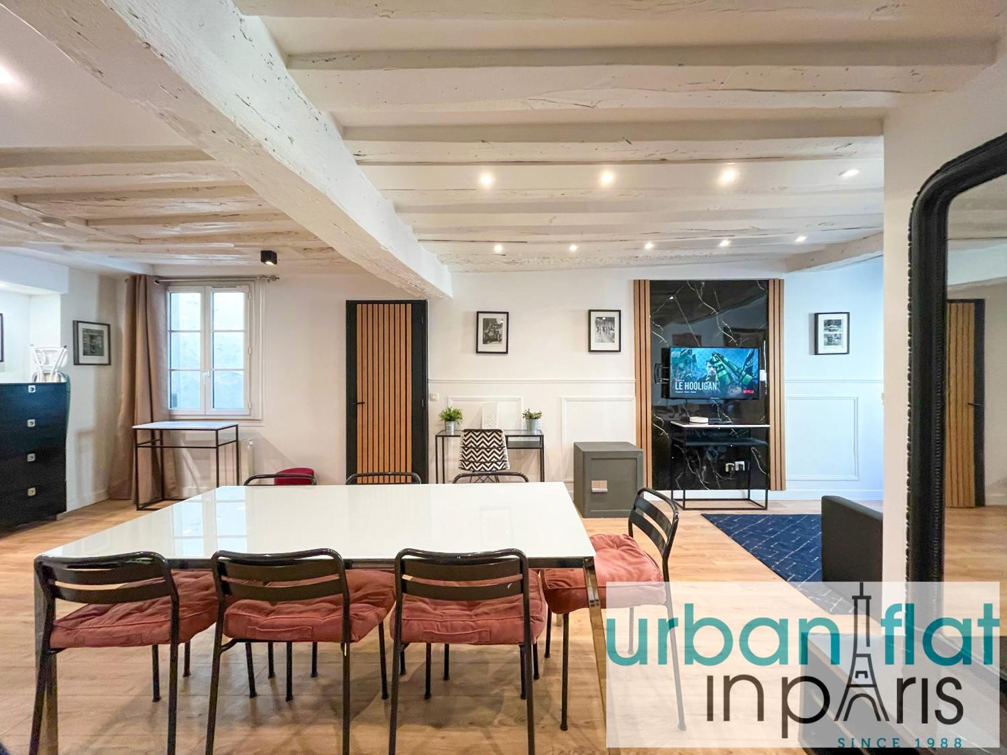Appartement 100 - Luxury 2 Bedroom - Beaubourg Marais