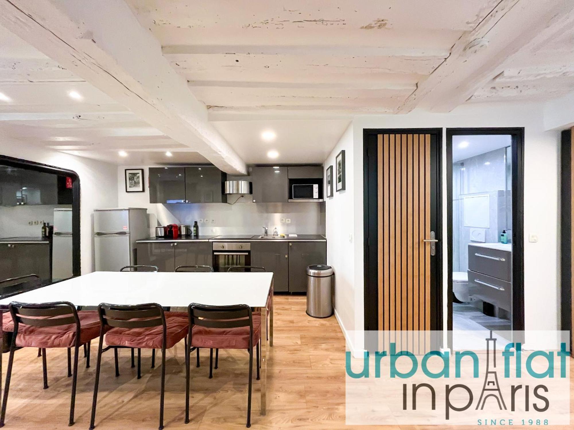 Appartement 100 - Luxury 2 Bedroom - Beaubourg Marais