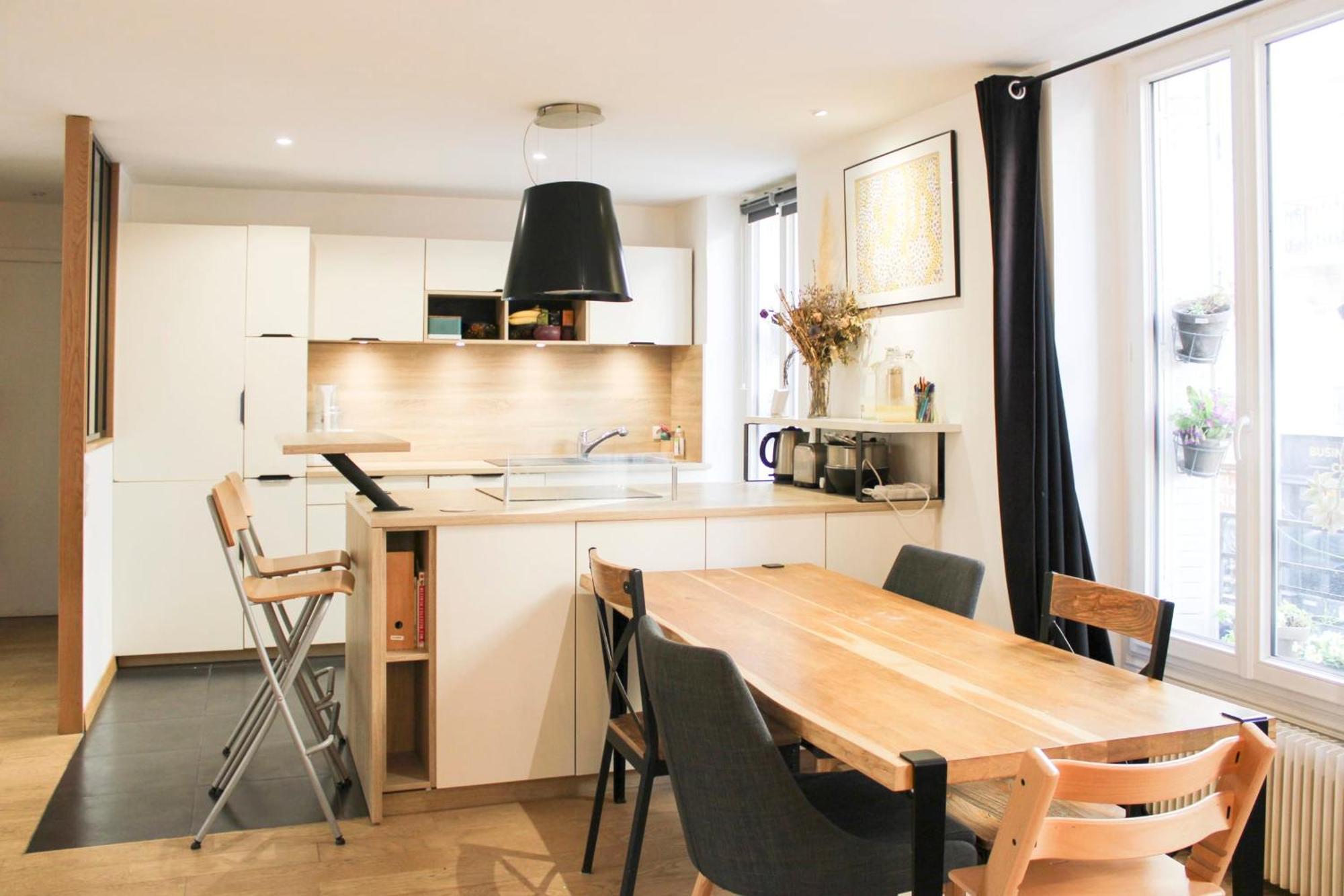 Apartment Spacious T4 With Wifi Near Bercy *