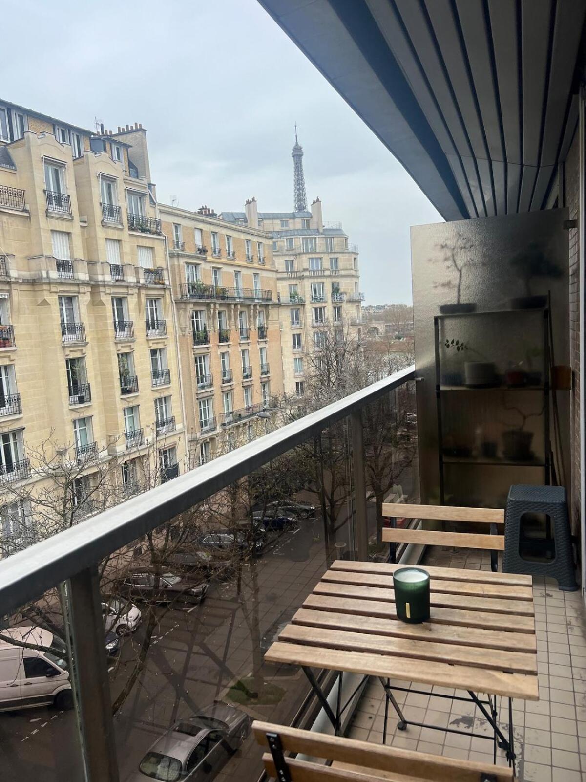 View Of Eiffel Tower 16th Arrondissement Trocadero With Terrasse Apartment *
