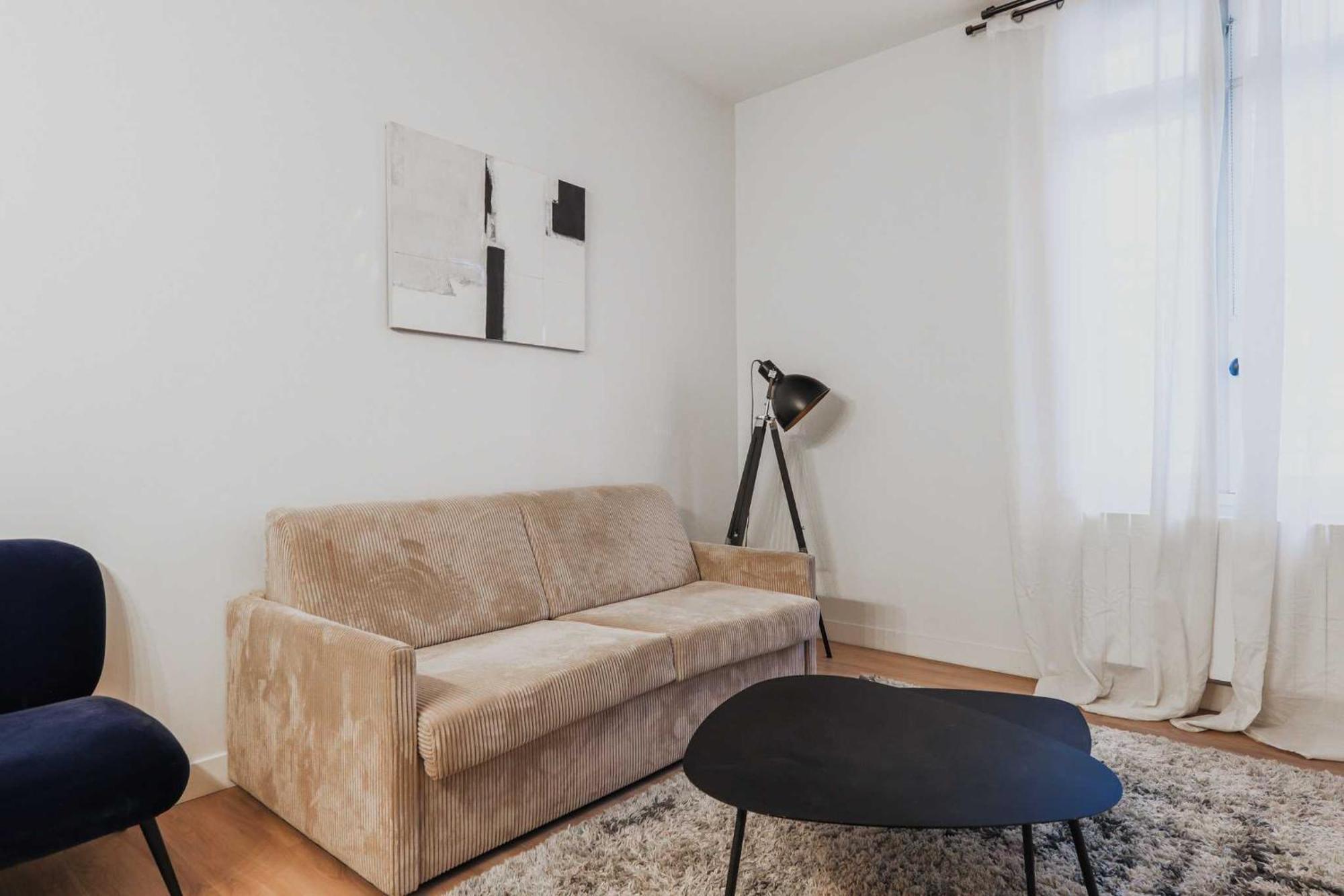 Apartment Modern 1br- 4p Le Marais Quarter Paris