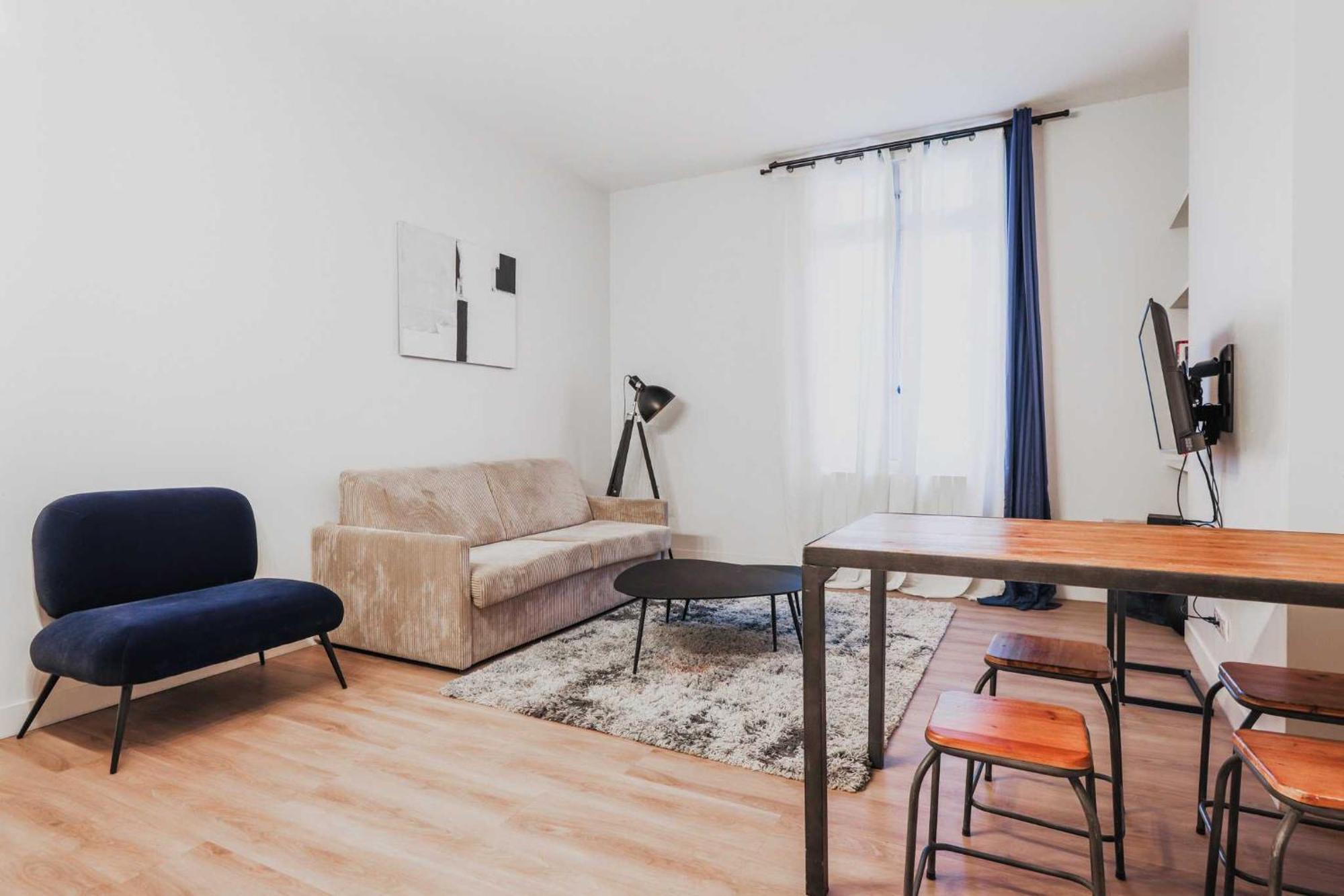 Modern 1br- 4p Le Marais Quarter