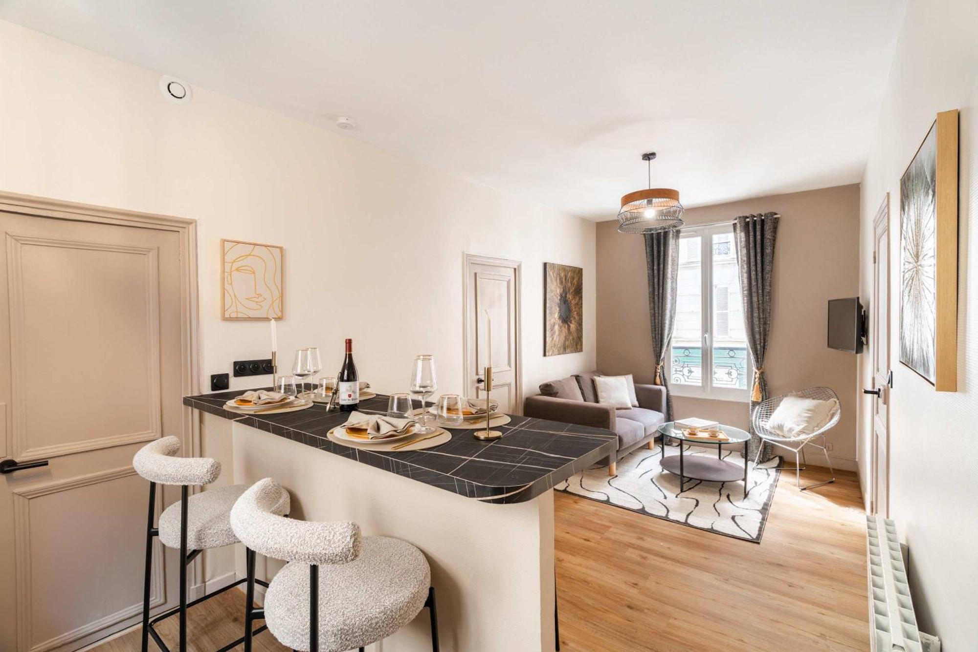 Family In Apartment Paris