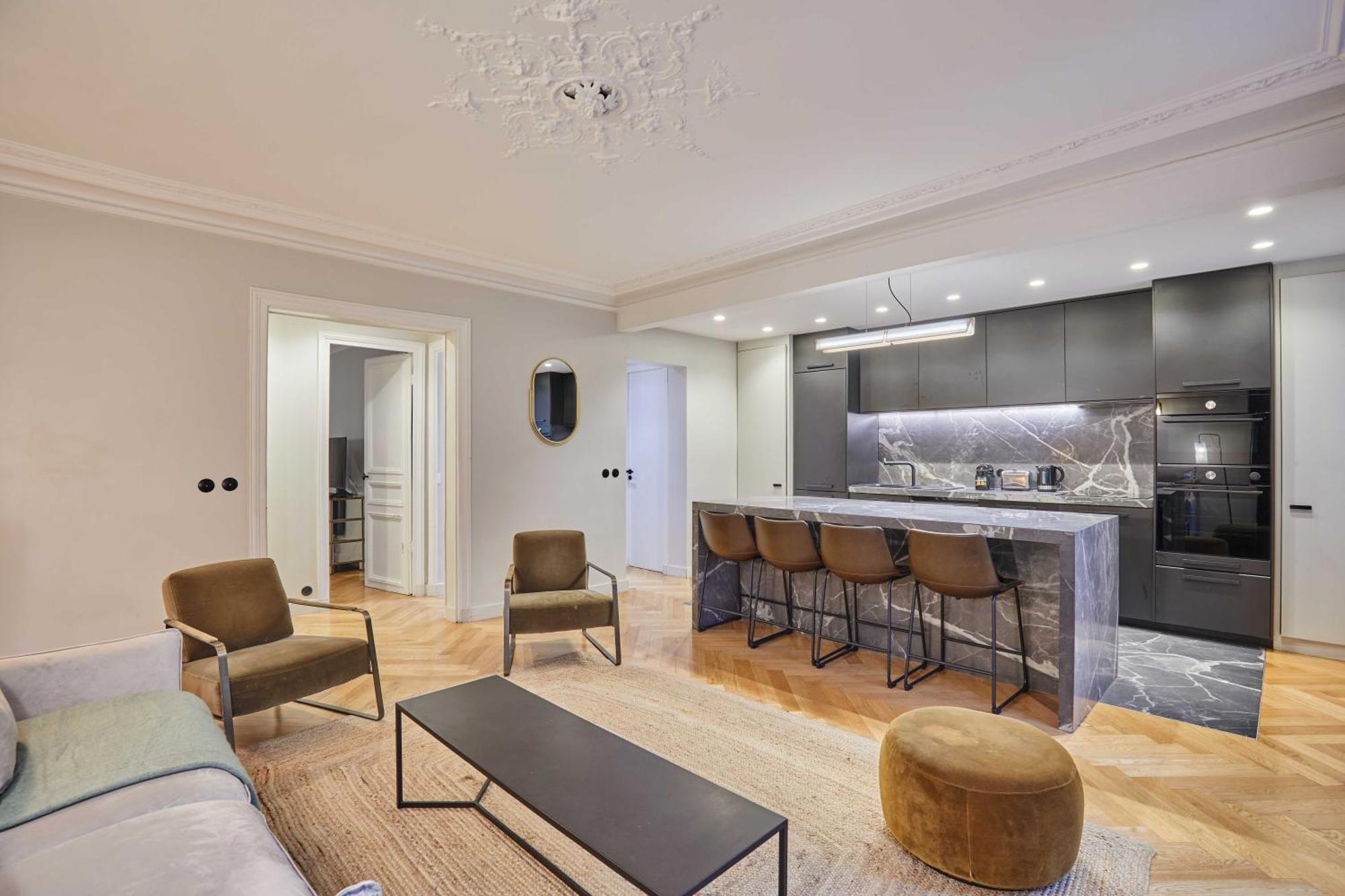 Magnificent - 3br- 8p - Batignolles Apartment