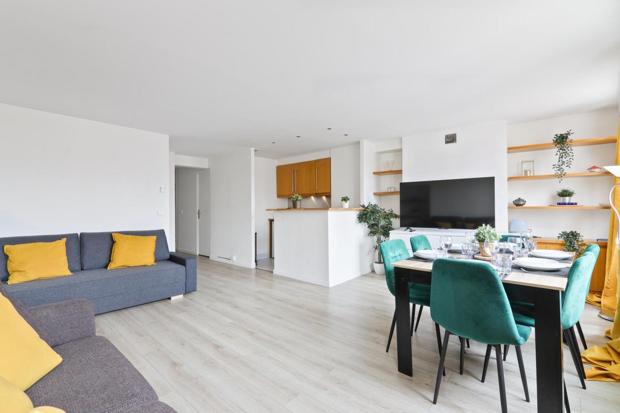 Appartement Heart Of Paris-1br- 6p - Les Halles - Free Netflix *