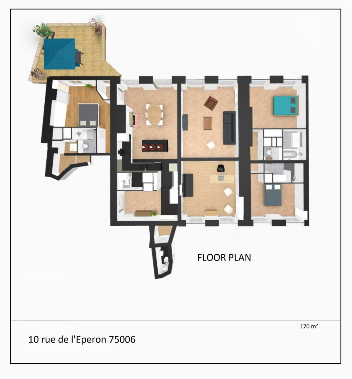 Historical - Odeon, Rive Gauche - 170 M2 Apartment *