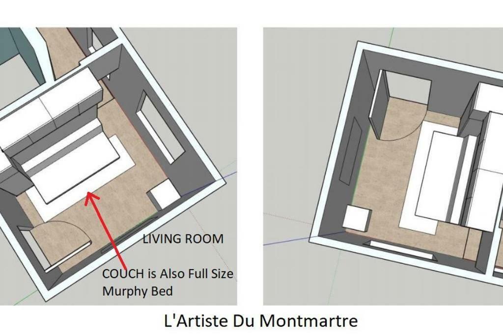 Artiste Du Montmartre Appartement *