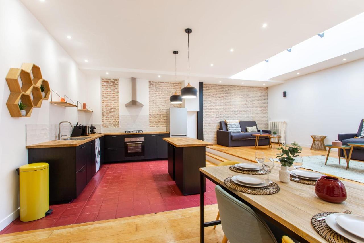 Charming - Buttes Chaumont 10p3br Appartement