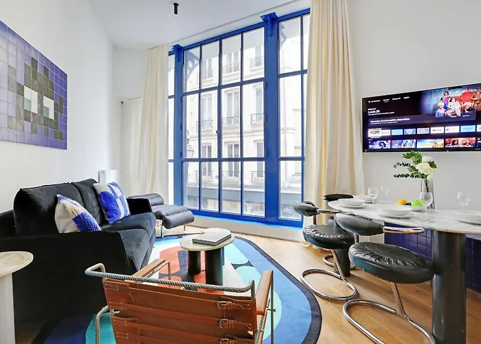 Stylish Parisian Loft 1Br6P - Sentier City Center