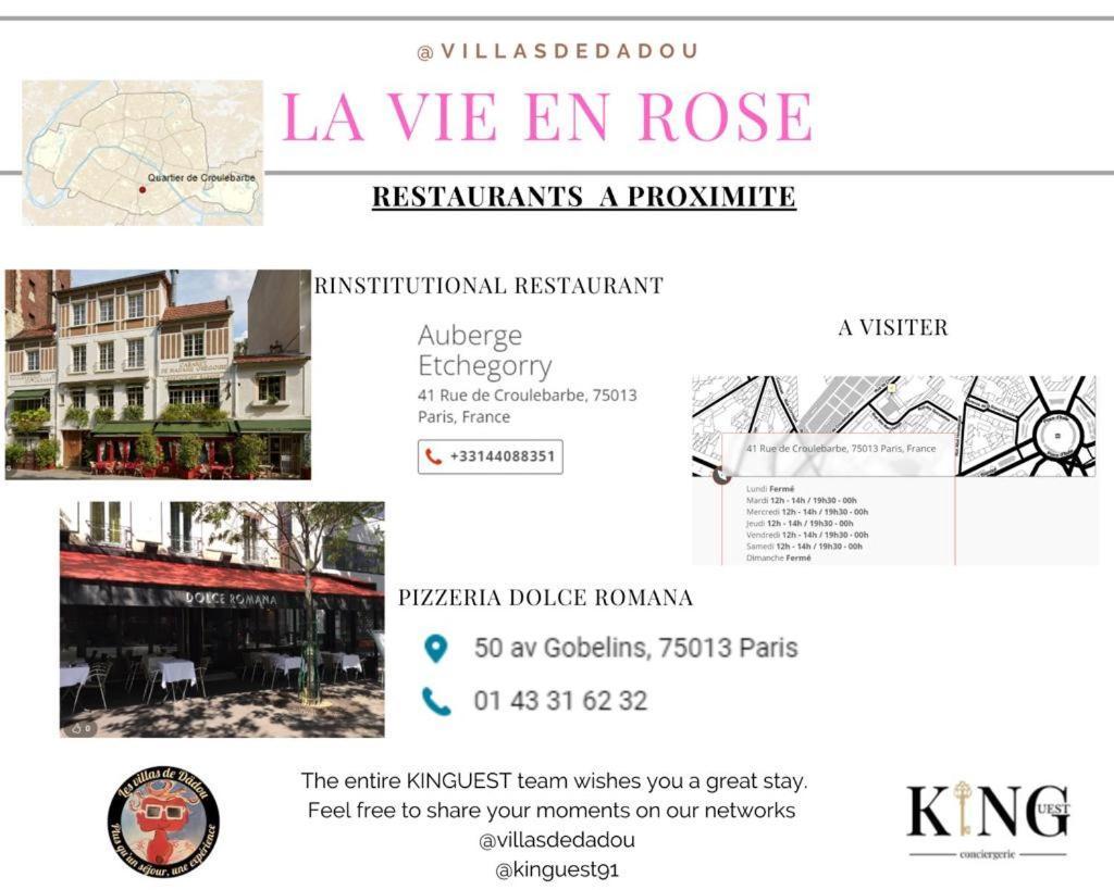 Luxury La Vie En Rose Jacuzzi Terrasse Parking * Paris
