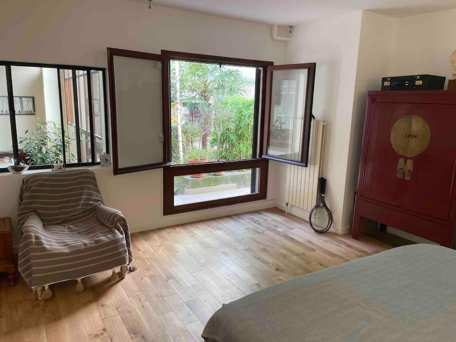 Loft On A Garden, Charm & Calm And Elegant Appartement *