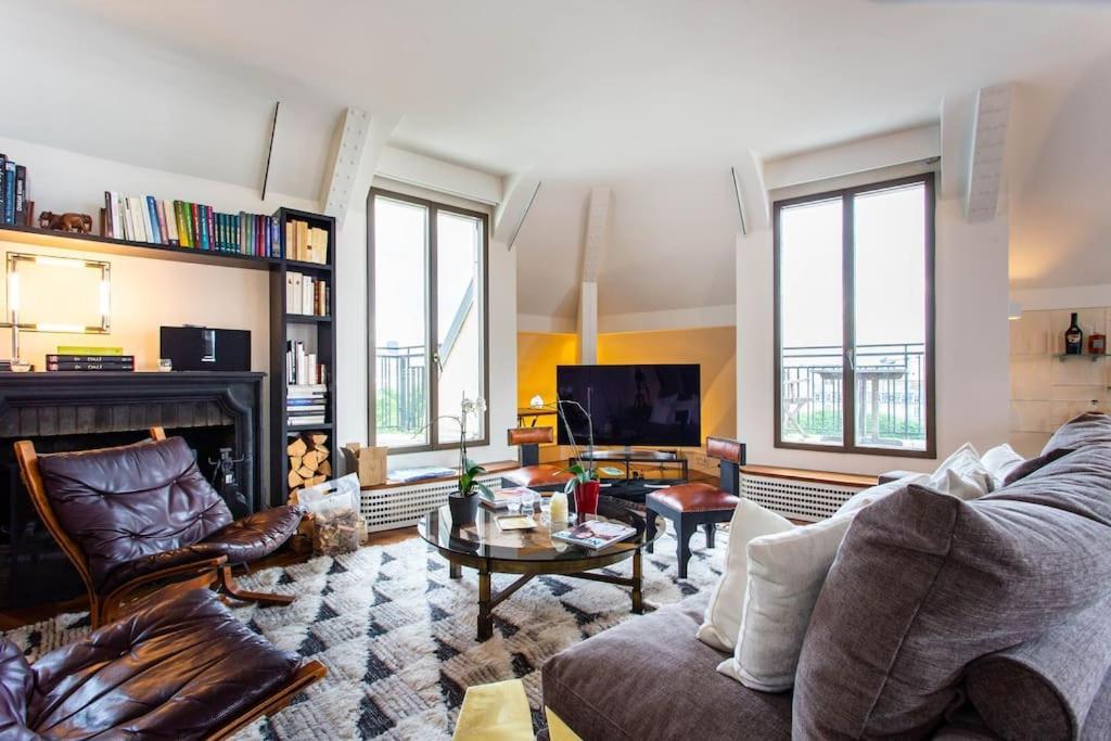 New Rbnb Eiffel Tower Rooftop 360 Terrace View And Parking Apartment *