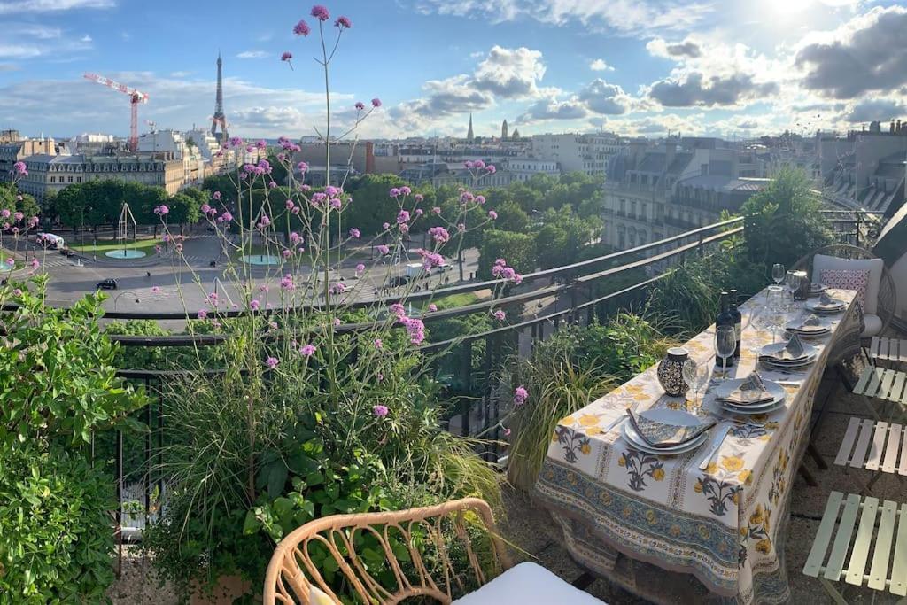 New Rbnb Eiffel Tower Rooftop 360 Terrace View And Parking Apartment *