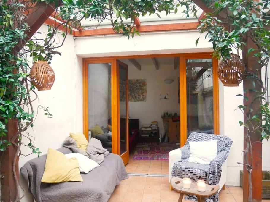 Appartement Rare Avec Jardin Privatif Au Centre De