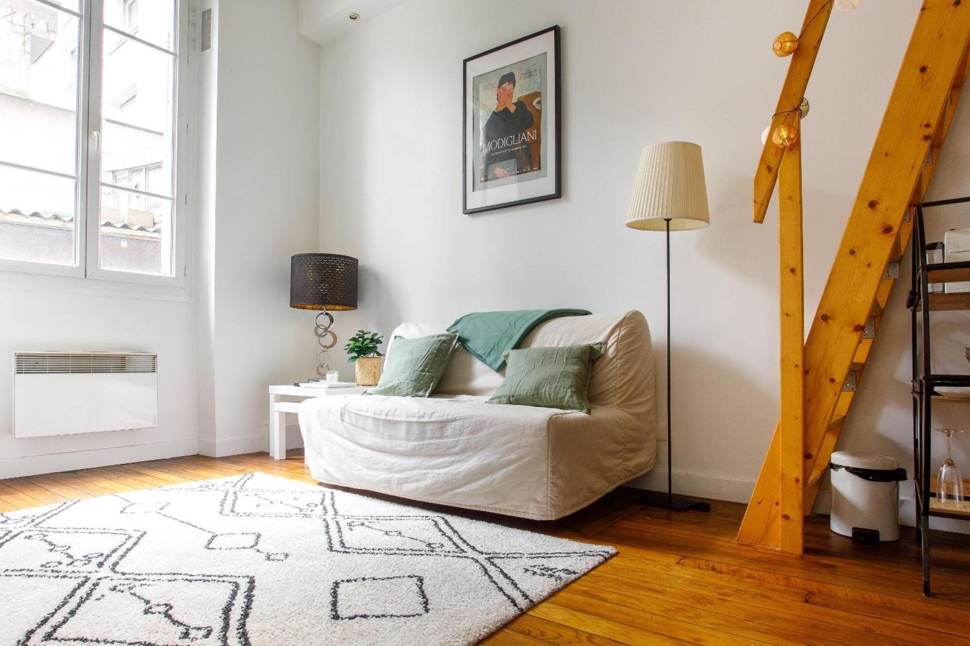 Charming Studio With Patio Passerelle Paris