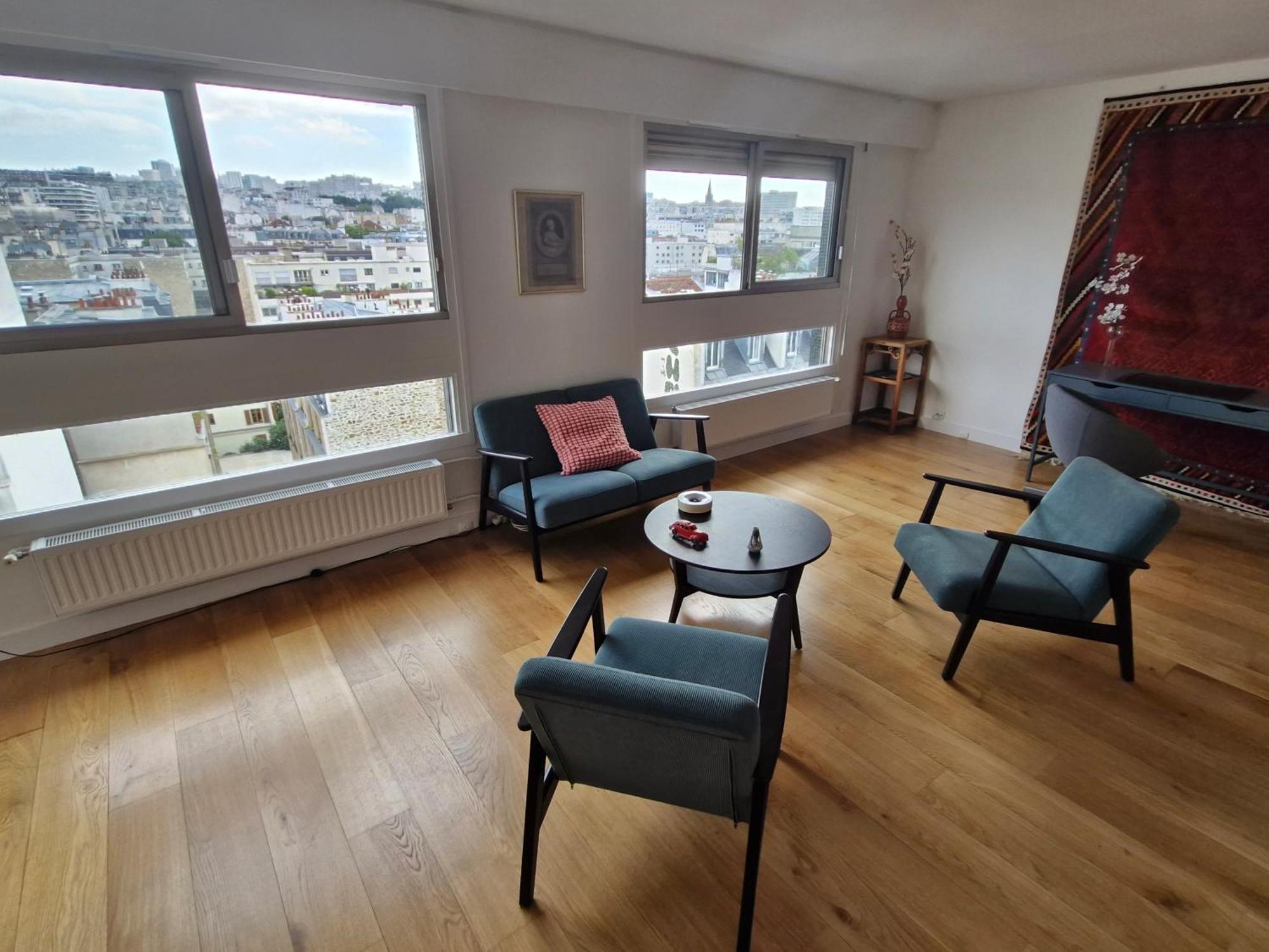 Loft 80m2 Parking Vues Magiques Appartement Paris
